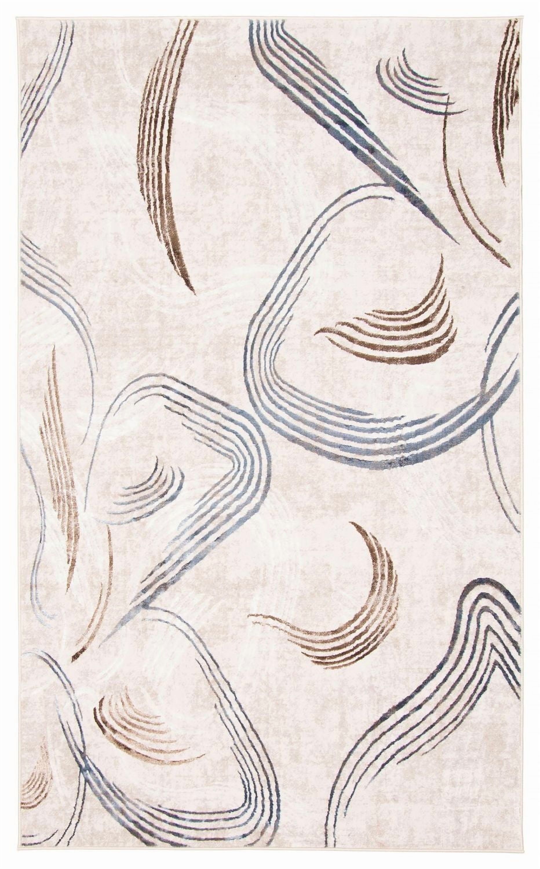 ECARPET Wisp Contemporary/Modern Area Rug for Living Room, Bedroom, Dining Entrance