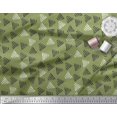 thumbnail image 3 of Soimoi Silk Fabric Triangle Block Print Fabric by The Yard 42 Inch Wide, 3 of 3