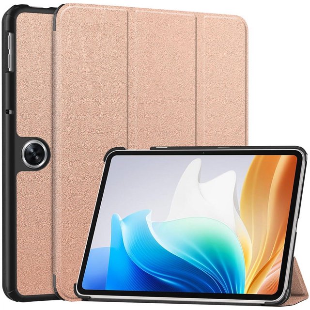 For Oppo Pad Neo Air2 Air 2 Case 2024 11.4 Inch Fashion Painted Magnetic Smart Folio Tablet for OnePlus Pad Go Case Cover Kids Rose Gold For Oppo Pad Air2