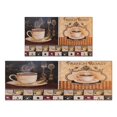 thumbnail image 1 of Coffee Farmhouse Plaid Style Kitchen Mats for Floor Water Proof Non-Slip, Absorbent Mats Set Of 2 for Sink Waterproof Runner Rug for Laundry Room,kitchen Mats 17.7x24+17.7x48inch, 1 of 7