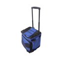 thumbnail image 4 of Soft Rolling Cooler, Anti Leakage Oxford Cloth Rain Proof Rolling Cooler Bag Dual Handle Double Zipper Aluminum Foil  for Camping, 4 of 8