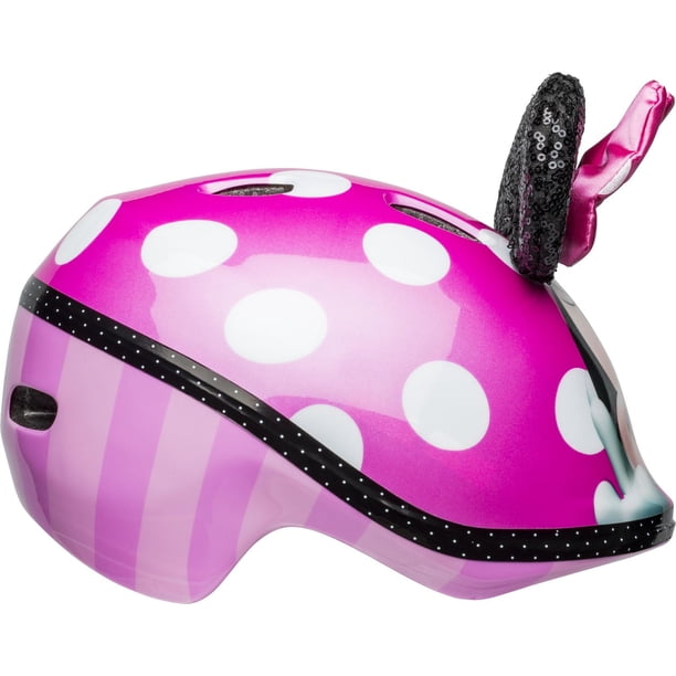 bell toddler 3d minnie mouse bike helmet Disney Minnie and Daisy Helmet, Toddler (3-5 yrs.) : Sports & Outdoors This Disney Minnie Mouse Toddler Helmet features True Fit technology that self Bell Minnie Toddlers' Bike Helmet