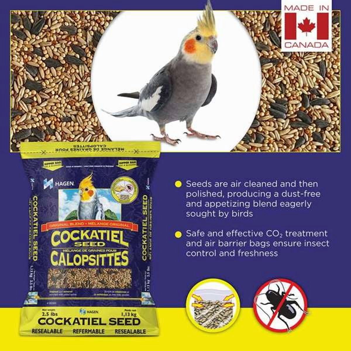 Hagen Cockatiel Staple VME Bird Seed 2.27 kg (5lb)