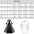 thumbnail image 3 of Robes de Cocktail pour Femmes Gothiques Grande Taille Vêtements pour Femmes Grande Taille Vêtements Gothiques Femmes Style Grande Taille Robe Midi Corset Manches Longues Évasées Robe Trapèze de Soirée, 3 of 3