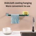 thumbnail image 4 of Support Mural pour Serviettes, Barre de Rangement en Plastique Suspendue, Support de Salle de Bain, Barre Simple, Porte-Serviettes de Bain, 4 of 9