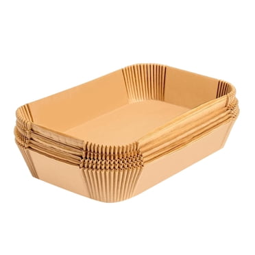 Binwennn Doublures de Plateau pour Friteuse à Air Chaud Rectangulaires 100 Pcs 8.7 Pouces Doublure en Papier Jetable pour Friteuse à Air Doublures en Papier Parchemin Accessoires pour Friteuse à Air pour Friteuse à Air Instantanée