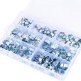 thumbnail image 2 of Pinces de Tuyau Style Injection de Carburant, Ensemble de 140 Pcs Bord Poli Lisse pour Applications Larges, 2 of 5