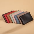 thumbnail image 2 of Women Wallet Portable Mini Short Lychee Pattern Faux Leather Cards Holder Smooth Zipper Slim Wallet Coin Purse Money Case Shopping Use, 2 of 11