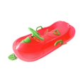 thumbnail image 3 of Lipstore Snow Sled with Steering Wheel Brake Gift Snow Sledge for Children Girls Kids Red, 3 of 8