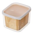 thumbnail image 1 of Fridge Storage Container, Plastic Airtight Refrigerator Organizer Bins with Lids Removable Drain Tray for Food Drinks Fruit  Vegetable Storage, 1 of 8