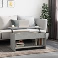 thumbnail image 1 of 809651 vidaXL Coffee Table Concrete Grey 102x50x52,5 cm Engineered Wood, 1 of 5