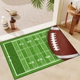 thumbnail image 2 of TIELUTT Sports Area Carpets Retro Football Field And Rugby Floor Mats Non Door Mats Living Room Dining Big Area Rugs Band Blanket Throw Throw Blanket Throw Quilt Blanket through Blankets, 2 of 4