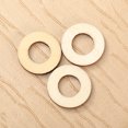 thumbnail image 3 of Shisuyan Tranches de Bois Rondes Bricolage Couleur Bois Naturel 200 Pcs 1 Po, 3 of 8