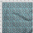 thumbnail image 3 of oneOone Cotton Cambric Turquoise Green Fabric Animal Skin Craft Projects Decor Fabric Printed By The Yard 56 Inch Wide-4HC, 3 of 4