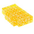 thumbnail image 3 of 100 x Translucent 16mm Six Sided Spot Dice Board Dice Spot RPG Games Yellow, 3 of 9