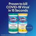 thumbnail image 3 of Clorox® Lingettes Désinfectantes, Nettoie et Assainit, Fraîcheur Citron, 35 Unités, pour Multiples surfaces*, 3 of 5