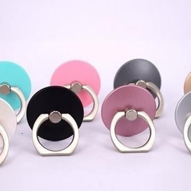 Round Phone Ring Adhesive Round ; Phone Phone Holder 360 Degree Rotation Phone Table Desk 3D Ring Grip