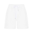 thumbnail image 4 of Cameland Women's Solid Casual Loose Pockets Drawstring Short Pants, 4 of 5