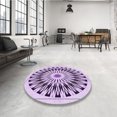 thumbnail image 4 of Ahgly Tapis Rectangulaire Lavable en Machine Intérieur Transitionnel Orchidée Violet, 8 Pieds x 12 Pieds, 4 of 7