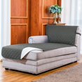 thumbnail image 1 of Subrtex Chaise Sofa Cover Reversible Slipcover with Elastic Straps, 1 of 6