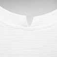 thumbnail image 4 of Hiiyo Men's T-Shirt Solid Color Short Sleeve T Shirt Undershirt Top, White, 4 of 6