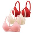 thumbnail image 1 of Yuyuzo 3PCS Push up Bras for Women Wireless Adjustable Strap Full Coverage Comfortable Everyday Bra, 1 of 3