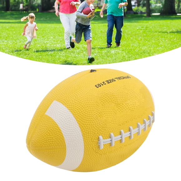 Ballon de Rugby, Ballon de Rugby à Haute Élasticité Professionnel Portable Taille 3 Standard pour Débutants