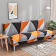 thumbnail image 3 of 2024 Armless Futon Sofa Bed Cover  Stretch Sofa Couch Slipcovers Without Armrests  Printed Furniture Protector Cover  9 Colors, 3 of 8