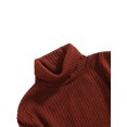 thumbnail image 4 of Kmbangi Robe Tricotée pour Enfants, Jupe à Col Montant avec Ceinture, 4 of 6