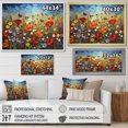 thumbnail image 4 of Designart Wildflowers framed wall Art, Chromatic Meadows with Abstract Wildflowers I , wildflowers Large framed wall art decor, Multi-Color Traditional Natural framed wall art, 4 of 5