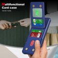 thumbnail image 3 of ELEHOLD for Samsung Galaxy A16 5G Case, PU Leather Magnetic Button Closure Credit Card Holder Slots Stand Function Wallet Shock-Absorbent Shockproof Phone Case for Samsung Galaxy A16 5G,Darkblue, 3 of 6