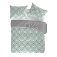 thumbnail image 2 of Gouchee Home Komet Aqua 3-Piece Queen Duvet Cover Set – Cotton Percale & OEKO-TEX Certified – Includes Duvet Cover & Pillow Shams, 2 of 2