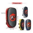thumbnail image 3 of QualitChoice Boxing Pad PU Leather Punching Fitness Exercise Padded Kickboxing Replacement Sparring Portable Kick Home School Yellow, 3 of 6