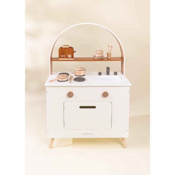 Coco Village Wooden Kitchen Toy Pretend Playset for Children