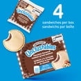 thumbnail image 2 of Smucker's Uncrustables Chocolate Flavoured Hazelnut Spread Sandwich, Frozen, 52g, Pack of 4, 2 of 10