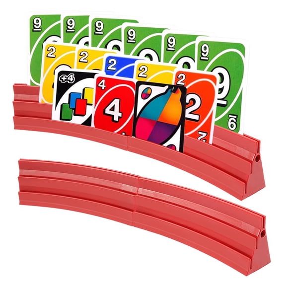 HLONK Porte-Cartes de Jeu, Porte-Cartes en Plastique Gain de Place, Grande Capacité, Porte-Cartes à Jouer, Plateau de Rangement Portable pour Cartes de Jeu, Support de Cartes à Jouer pour Garder la Concentration, pour Enfants