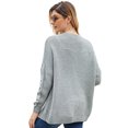thumbnail image 4 of Women Open Front Long Sleeve Chunky Knit Cardigan Sweaters Loose Outwear Coa, 4 of 5