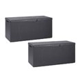 thumbnail image 1 of Toomax Z175E097 Portofino Weather Resistant 90 Gallon Deck Box (2 Pack), 1 of 7
