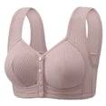 thumbnail image 1 of Women Full Coverage Bra Bra Women Breathable No Underwire Bras Plus Size Front Closure Bralettes Comfort Full Coverage Hide Back Bras, 1 of 5