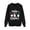Black, variant on GDREDA Christmas Sweatshirts Christmas Parent Child Matching Printed Long Sleeved Sweatshirt Crew Neck Pullover Family Holiday Outfit Dad Style Red - L