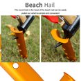 thumbnail image 3 of 6 Pcs Piquets de Neige et de Sable pour Tente - Chevilles de Tente en Aluminium en Forme de U, Clous de Tente Légers pour le Camping, la Randonnée et le Backpacking, 3 of 6