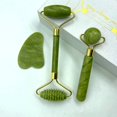 thumbnail image 4 of Natural Jade Stone Roller Massager, Jade Roller and Gua Sha Set,, 4 of 6