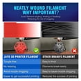thumbnail image 2 of 3D Printer ABS Filament, 1.75mm 10 Rolls 3D Printing Materials For 3D Printer&3D Pen ,Smoother Printing Experience, 2 of 6
