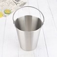 thumbnail image 4 of Stainless Steel Small Portable Ice Bucket With Handles Chip Cup Snack Bucket, 4 of 7