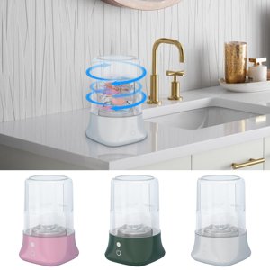 Sentmoon portatif Mini laveuse 1L Capacité Petit lave-linge pour sous-vêtements Chaussettes Batterie rechargeable Alimentée Compact Nettoyeur de vêtements de voyage USB Camping pour lave-linge personnel RV Appartement