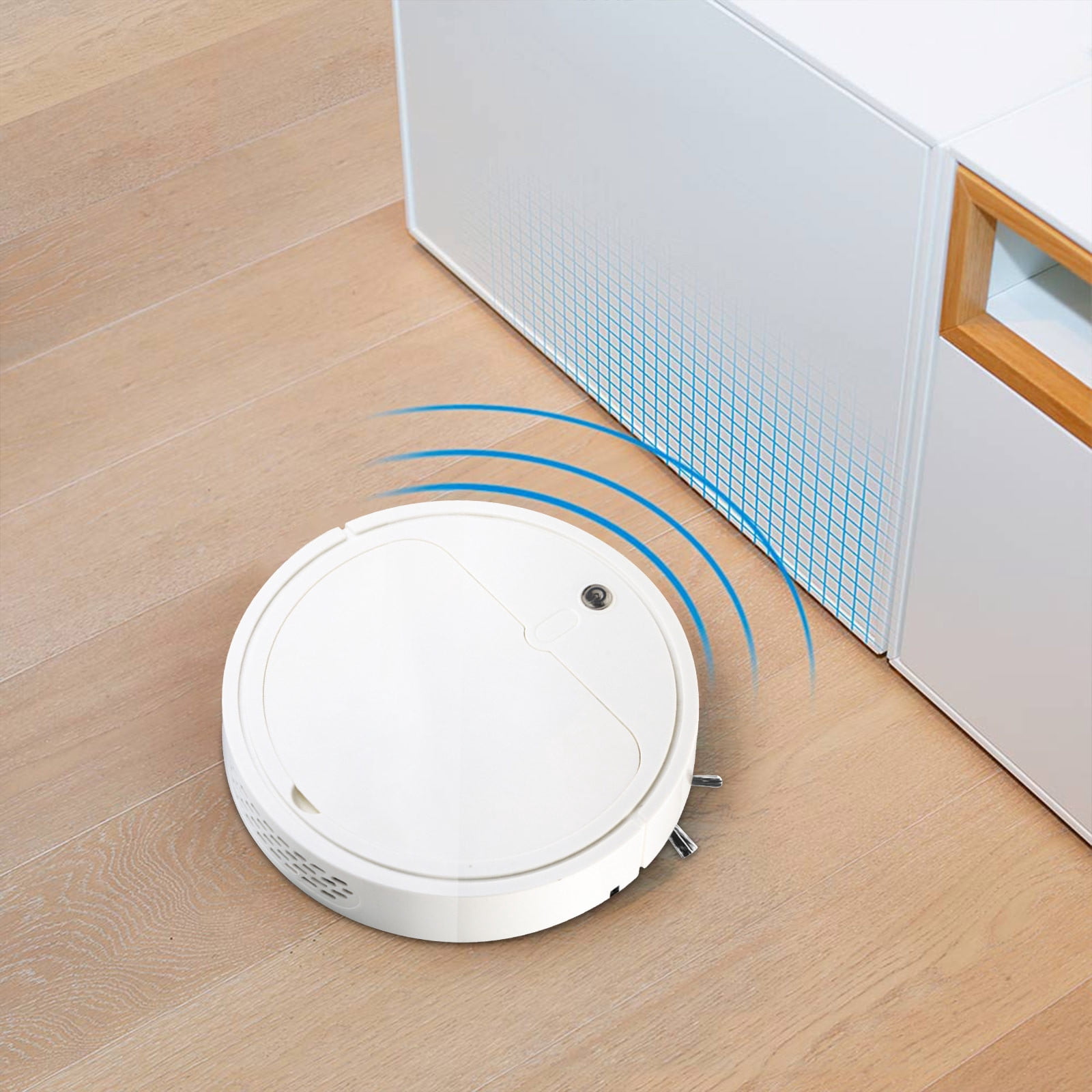 Wamans Robot Vacuum Robot Vacuum And Mop Combo,3 in 1 Robotic Vacuum Cleaner With Watertank/Dustbin/Brush,Blocked By Hair,Remote/App ,Ideal for Hard Floor/Pet