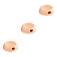 thumbnail image 4 of Dalazy Wear-resistant And Durable Plastic Dog Bowl For Long-lasting Bite Resistant orange large size 3Set, 4 of 6