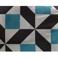 thumbnail image 4 of oneOone Georgette Viscose Fabric Triangle|Parallelogram & Square Geometric Printed Fabric 1 Yard 42 Inch Wide, 4 of 4