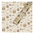 thumbnail image 1 of Clearance! Mattes White Cowhide Father'S Day Gift Wrapping Paper Gouache Nostalgic Gift Decoration Paper, 1 of 7