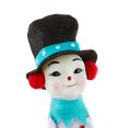 thumbnail image 3 of Mr. Christmas 6.5" Decorative Teal Snowman Knee Hugger, 3 of 5